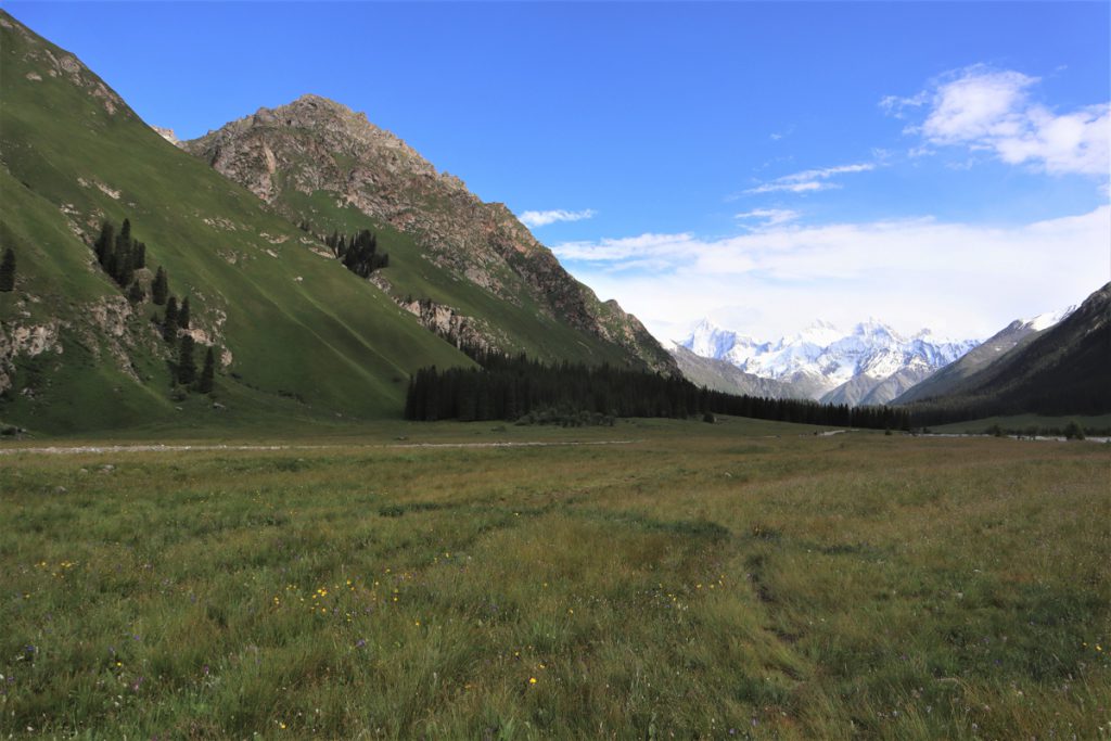新疆ウィグル自治区・夏塔古道の写真　シルクロードの古道を歩く3-2