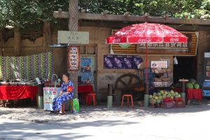 新疆ウィグル自治区・火焔山、葡萄溝の写真　灼熱の大地を歩き緑の谷で憩う2-11
