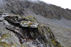 四川省・長坪溝、枯樹灘、四姑娘山鎮から大本営ベースキャンプへ、大峰山頂の写真　四姑娘山、大峰を登る5-9