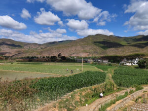 雲南省・金沙江、梅里雪山の写真　長江上流と幸せを呼ぶ山-6