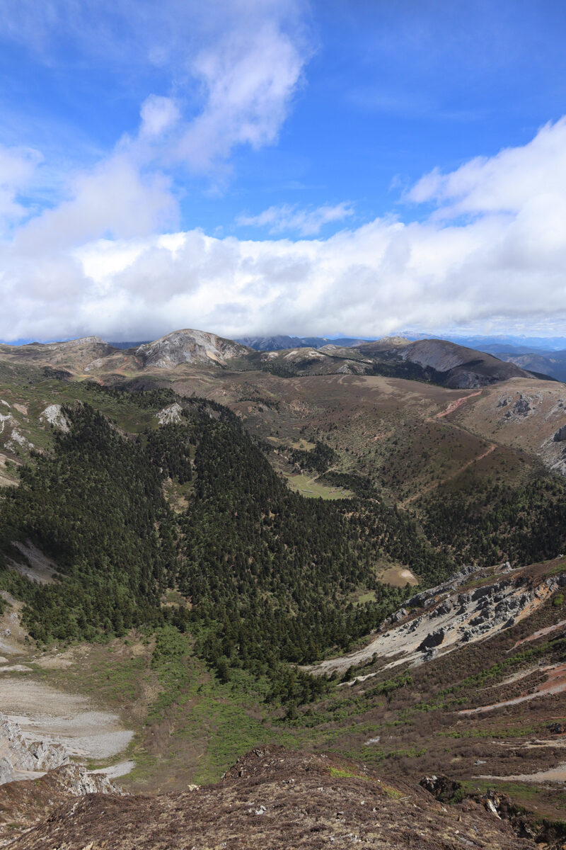 雲南省・香格里拉（シャングリラ）石卡雪山の写真　茶馬古道に聳える聖なる雪山-4