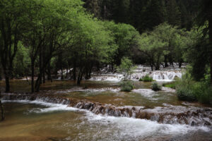 四川省・黄龍溝の写真　仙境の翡翠池-6