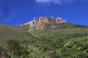 甘粛省・国道345号と黄河の写真 母なる黄河を渡り国道345号を行く2-9