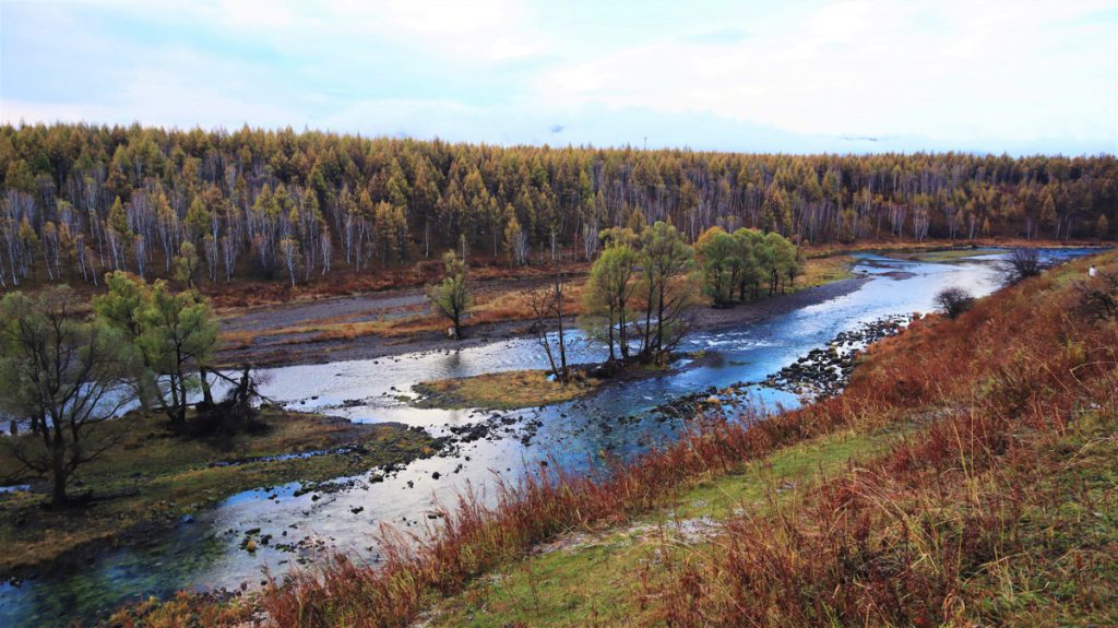 内蒙古自治区・の写真　錦秋の阿尓山2-2