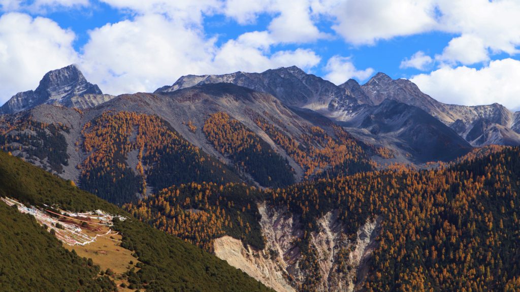 四川省・八美高原の写真　八美の紅葉に魅せられて-1