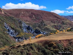 四川省・八美高原の写真　八美の紅葉に魅せられて4-7