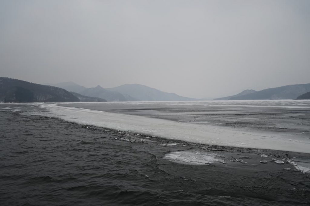 吉林省・吉林霧淞島の写真　冬の恋情その1-3