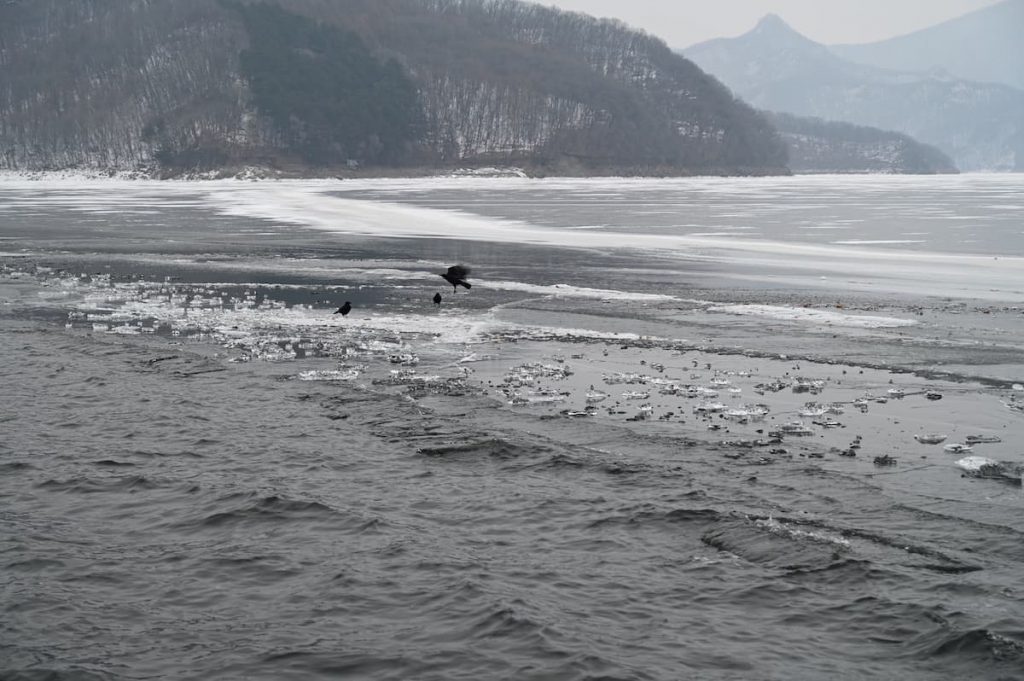 吉林省・吉林霧淞島の写真　冬の恋情その1-4