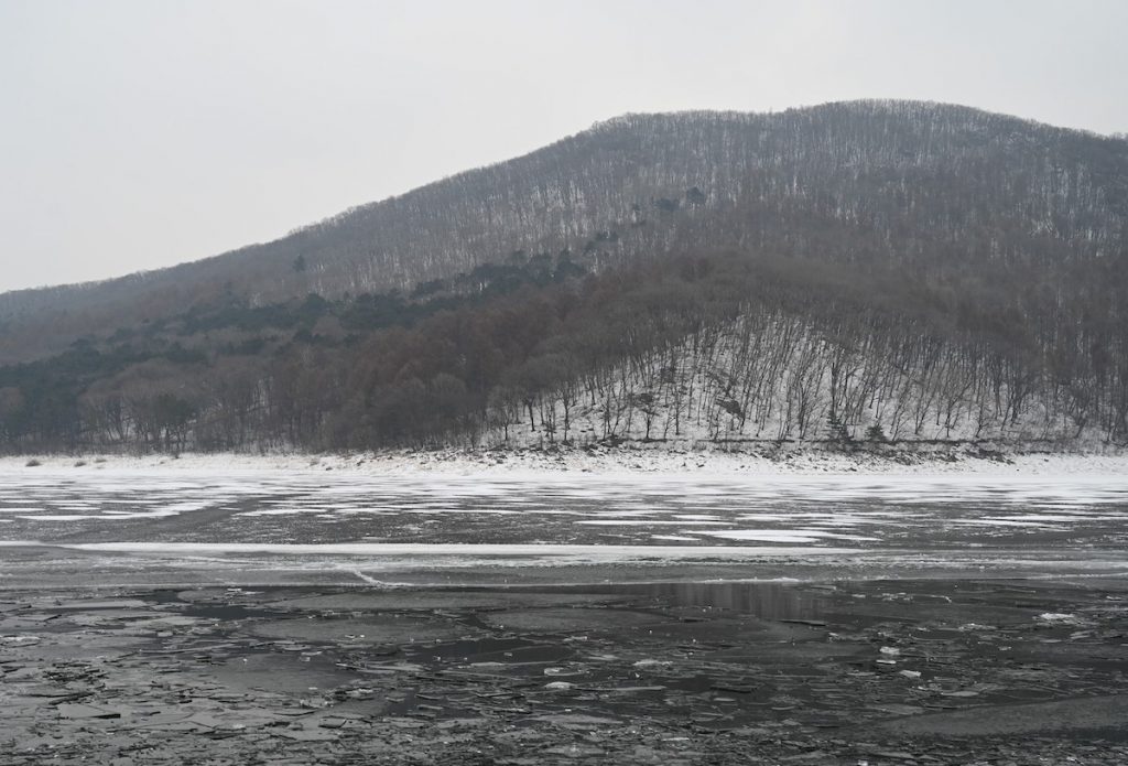吉林省・吉林霧淞島の写真　冬の恋情その1-5