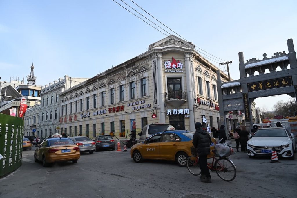 黒竜江省・哈爾濱の写真　冬の恋情その3-4