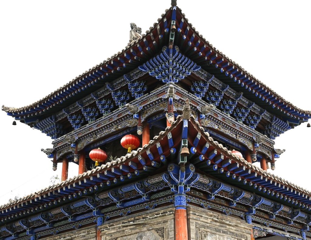 青海省・丹ガ尓（タンガル）古城／西寧塔尓寺／西寧駱駝寺の写真　青海省の明代古城と寺-1