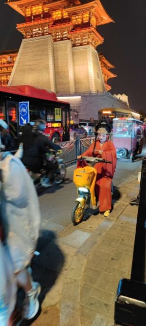 河南省・洛陽、龍門峡の写真　中原の都、洛陽應天門と牡丹-11